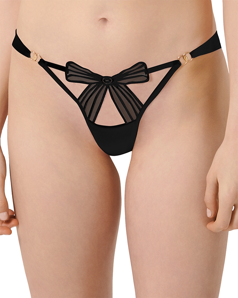 Bluebella Annabel Open Back Brief In Black