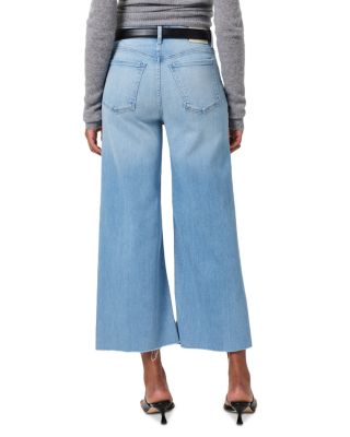 Lyra High Rise Wide Leg Crop Jeans in Belmont