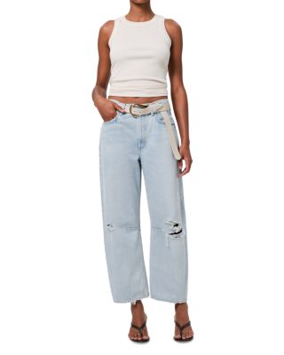 Miro High Rise Relaxed Jeans in Liri