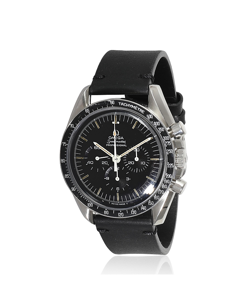Pre-owned Pre-owned Omega Omega Stainless Steel Speedmaster 145.022-69 43.00 In Black