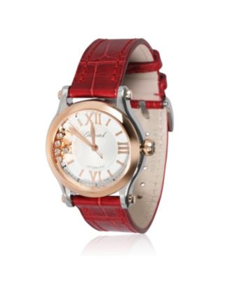 Pre-Owned Chopard Stainless Steel/Rose Gold Happy Sport 278573-6013 32.30