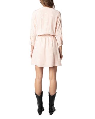 Rucus Silk Flash Heart Dress