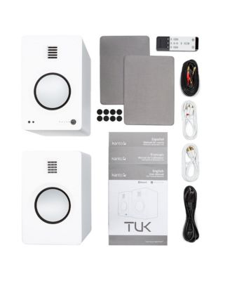 TUK Premium Powered Bookshelf Speakers - Pair