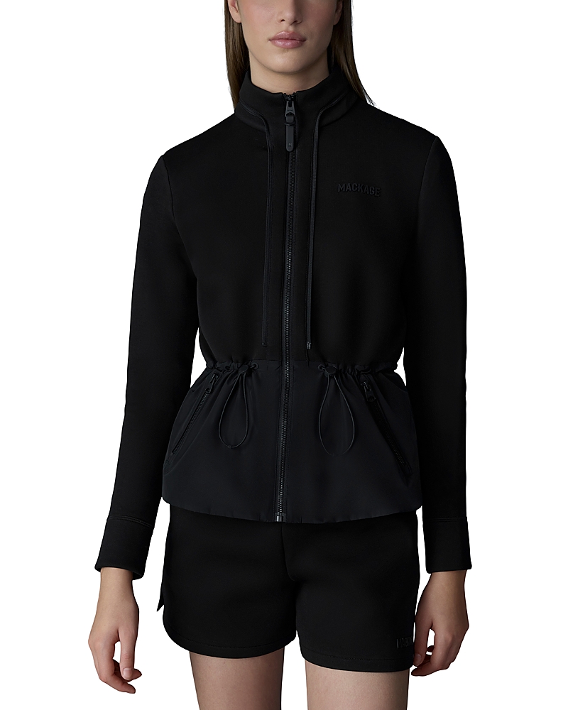 Mackage Priscilla 3-in-1 Hybrid Lightweight Down Jacket In Black