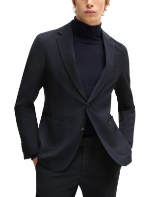 BOSS - Boss Hanry Textured Jersey Slim Fit Unstructured Sport Coat