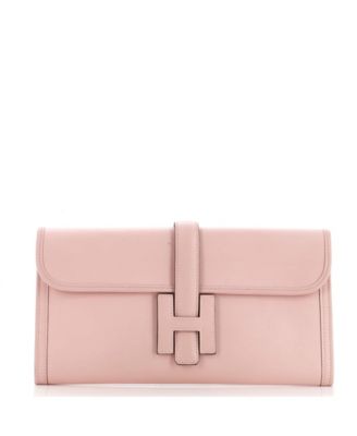 Pre-Owned HERMÈS - Pre-Owned Hermes 29 Jige Elan Clutch Swift