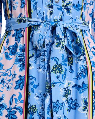 The Mila Twilight Striped Printed Dress