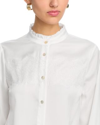 The Melissa Lace Detail Blouse