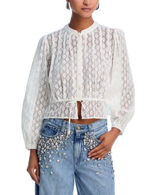 AQUA - Lace Blouse - Exclusive