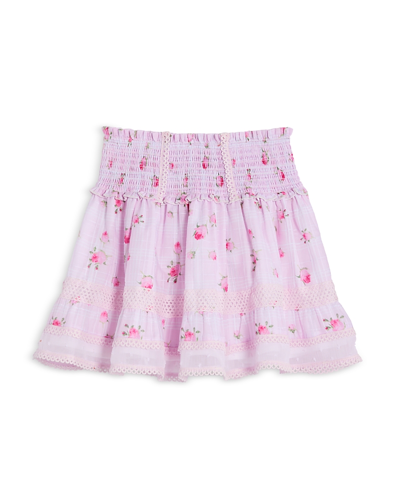 Katiejnyc Girls' Lara Skirt Tween - Big Kid In Pink Rosebud Plaid