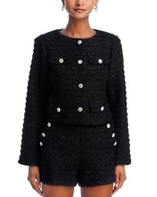 Flap Pocket Tweed Blazer - Exclusive