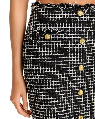 Tai Tweed Midi Skirt 