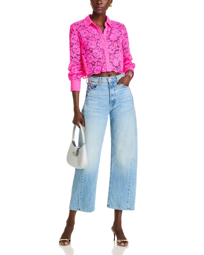 Akemi Cropped Button Front Top
