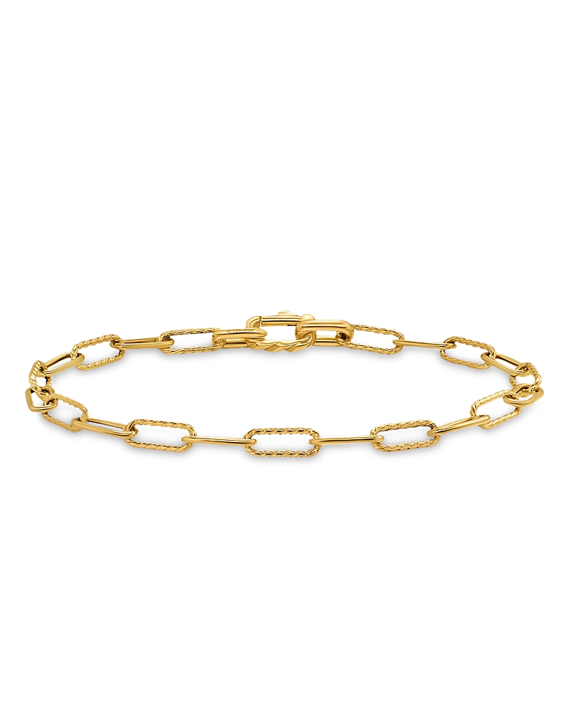 Dy Madison Chain Bracelet in 18K Yellow Gold, 4mm