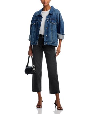 Cassie High Rise Straight Leg Jeans in After Hours