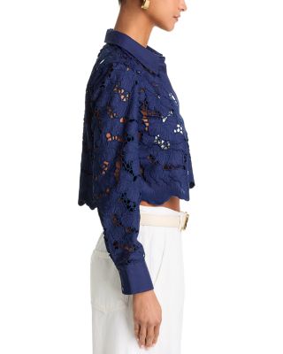 Seychelle Lace Button Front Shirt