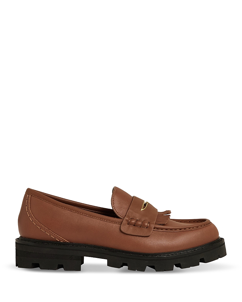 Reiss Women's Lianna Leather Loafers