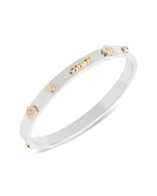 Signature Mixed Motif Bangle Bracelet
