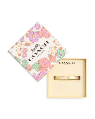 Signature Tea Rose Enamel Bangle Bracelet