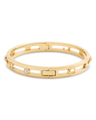 Signature C Open Bangle Bracelet
