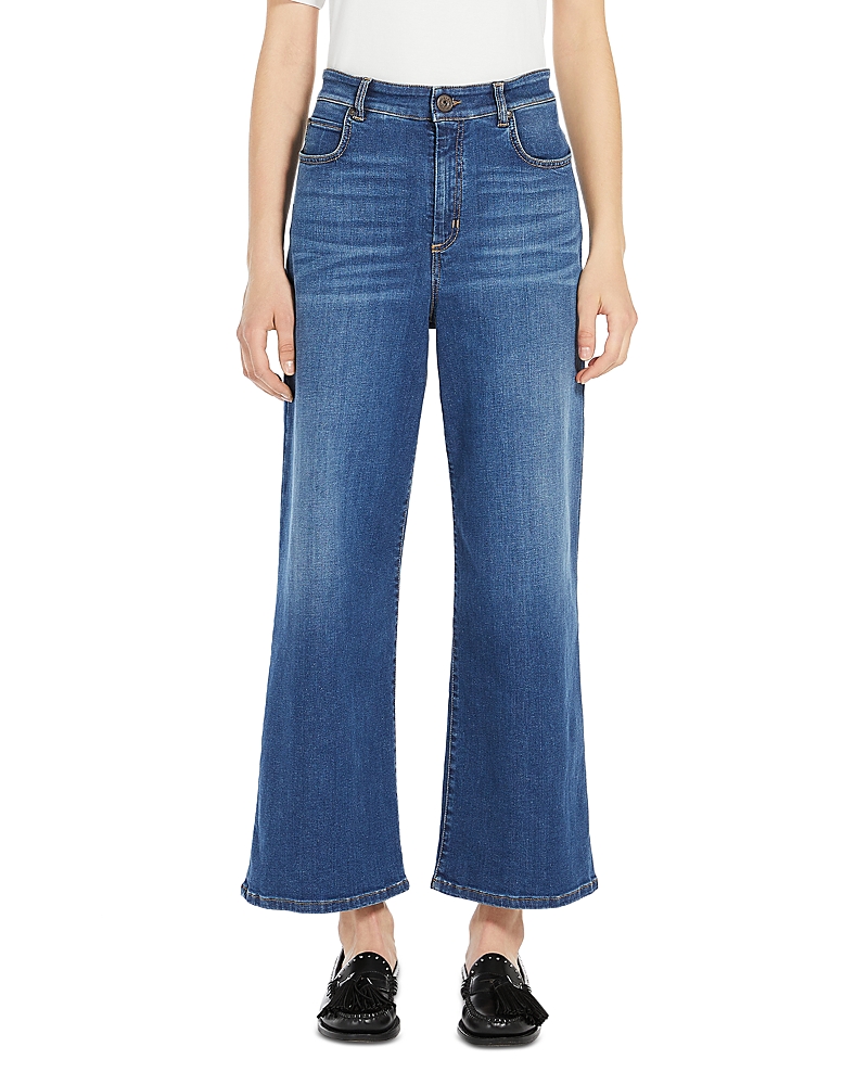 Weekend Max Mara James Flare Leg Jeans In Navy In Navy