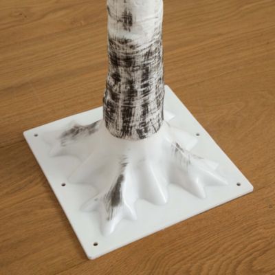 3&#39; Pre Lit Artificial White Birch Christmas Tree with 92 Warm White LED Lights