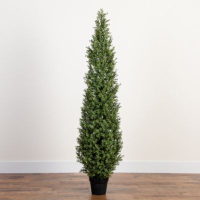 6' UV Resistant Artificial Boxwood Topiary Tree (Indoor/Outdoor)