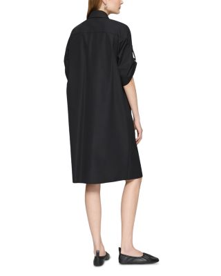 Tab Sleeved Popover Dress