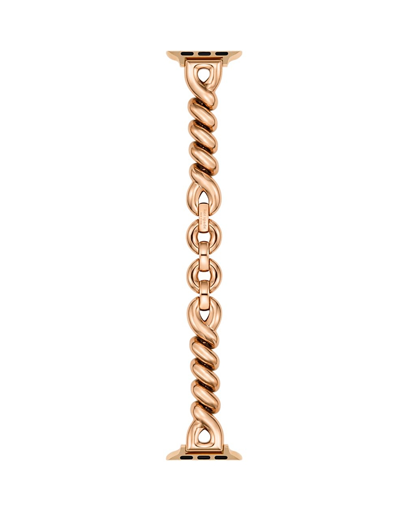 Kate Spade New York Rose Gold-tone Stainless Steel Strap For Apple Watch, 38-45mm In Rose Gold