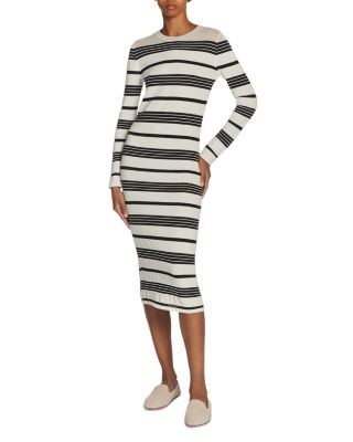 Striped Midi Dress