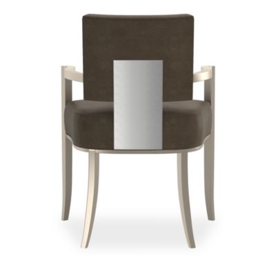 Reserved Seating Arm Chair - Dark Brown