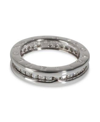 B.zero1 18k White Gold Fashion Ring