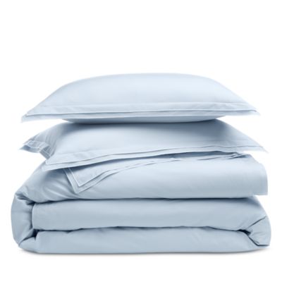 Tipped Double Flange Percale Bedding Collection - Exclusive
