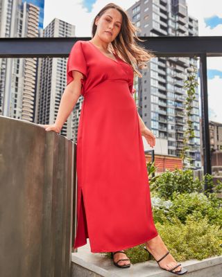 Artemis Satin Midi Dress