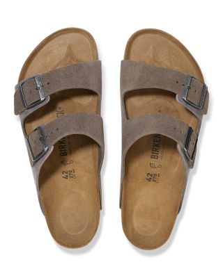 Men's Arizona Sandals in Gray Suede
