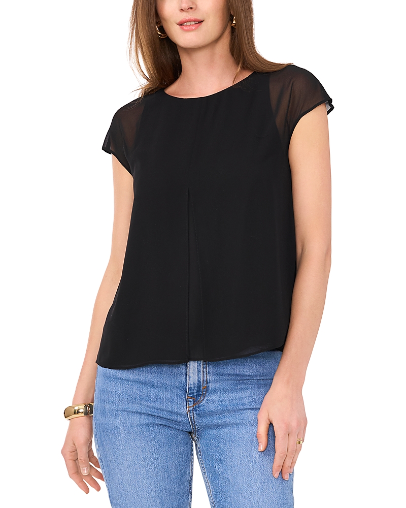 VINCE CAMUTO OVERLAY TOP