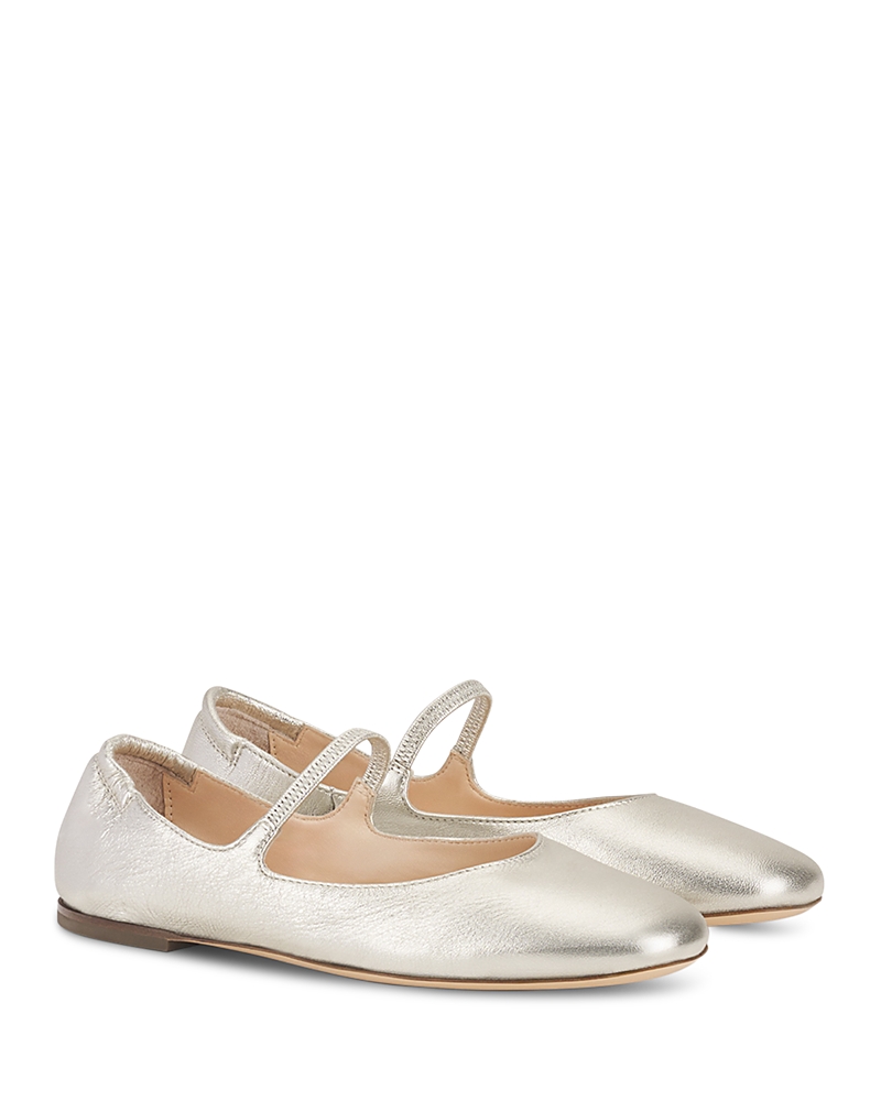 Agl Attilio Giusti Leombruni Agl Iris Metallic Mary Jane In Sandy