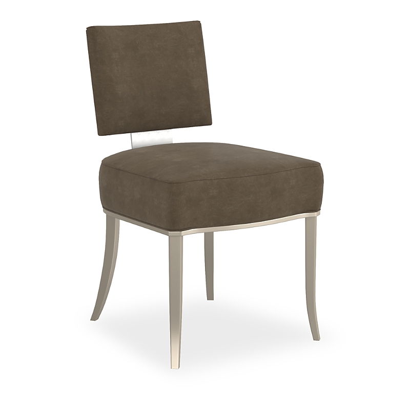 Caracole Reserved Seating Side Chair - Dark Brown