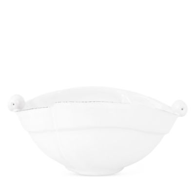 Lastra White Two Part Olive Bowl