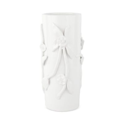 Bougainvillea Garden White Tall Cachepot