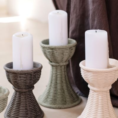 Casa Gray Large Candle Stick