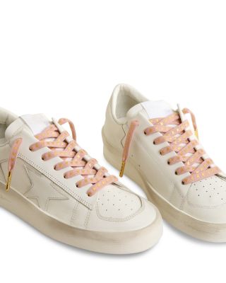 Unisex Pink & Gold Tone Sneaker Lace Kit