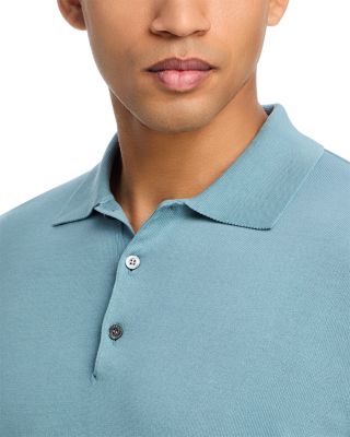 Sea Island Cotton Knitted Polo Shirt