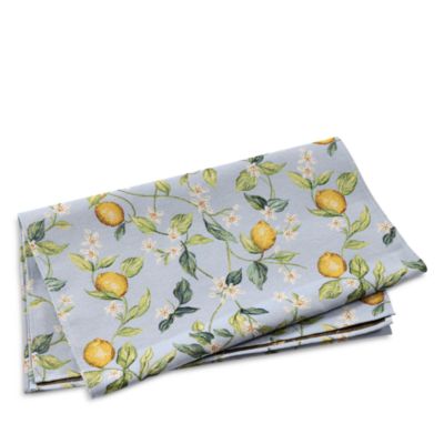 Tavola Lemons with Flowers Runner