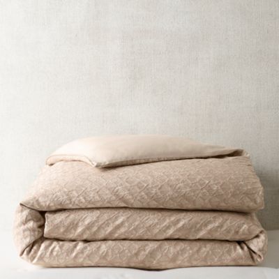 Hudson Park Collection - Diamond Facets Duvet Cover, Full/Queen - Exclusive