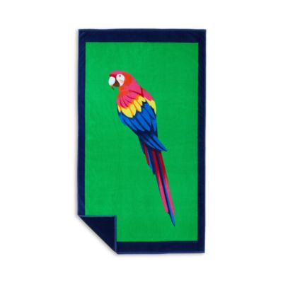 AQUA - Parrot Print Beach Towel - Exclusive