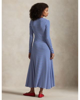 Lauren Ralph Lauren Long Sleeve Scoop Neck Maxi Dress