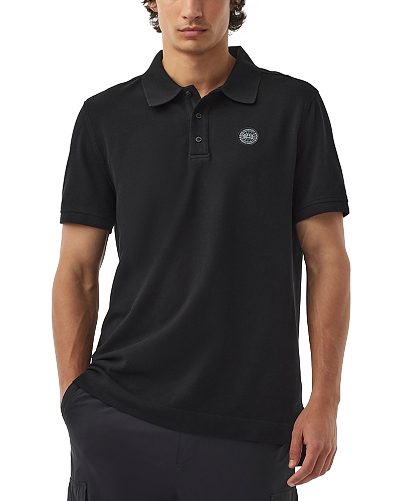 Canada Goose Men Beckley Cotton Polo Shirt In Black