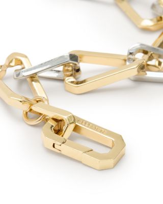 Signature Two Tone Hexagon Twist Link Bracelet