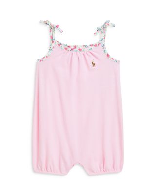 Ralph Lauren - Girls' Knit Oxford Bubble Shortall - Baby